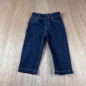 Carter’s Baby Jeans 18M Dark Wash Pull-On Denim Pants Elastic Waist Toddler Boys